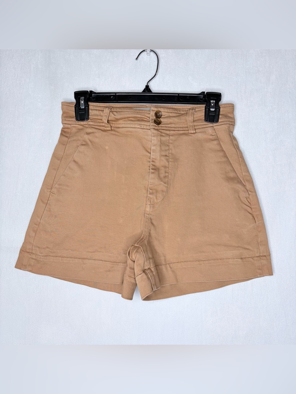 Everlane‎ The Way-High Twill Shorts - Picture 3 of 7